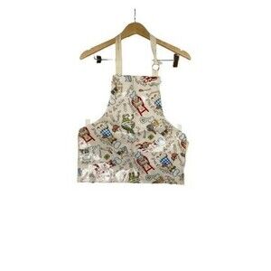 Cat and Cooking Chef Kids Apron Kitchen Boys Girls Stain Resistant Plastic